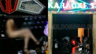 2 cô gái khỏa thân 'câu' khách hát karaoke bất chấp quy định phòng COVID - 19