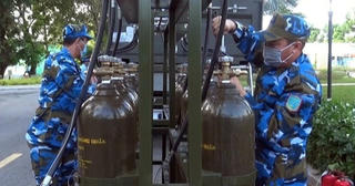 Quân đội sản xuất oxy lưu động, sẵn sàng hỗ trợ tâm dịch TP HCM