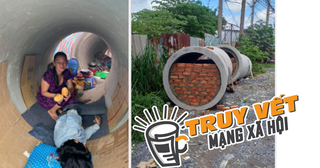 Bất ngờ sự thật về hai vợ chồng sống ở ống cống khi dịch bệnh