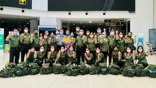 Y, bác sĩ Công an lại lên đường chi viện các tỉnh miền Nam chống dịch