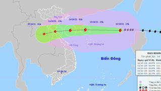 Bão số 8 hướng vào Thanh Hóa - Quảng Bình, Bắc Trung Bộ có nơi mưa trên 300mm