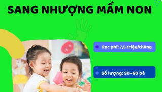 Trường mầm non tư 'đua nhau' sang nhượng mùa dịch 