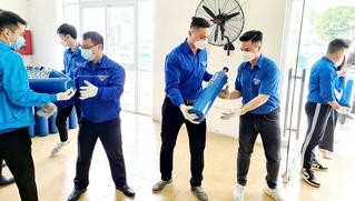 Triển khai chương trình ATM Oxy hỗ trợ F0 điều trị tại nhà ở Hà Nội