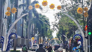 Hà Nội 'thay áo mới' mừng ngày 3/2 và Tết Nguyên đán