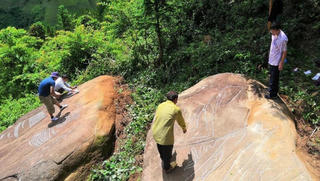 Giải mã bí ẩn về ruộng bậc thang trên đá ở Yên Bái