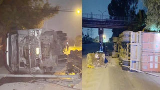 Cảnh báo ô tô tự lật trên địa bàn tỉnh Vĩnh Phúc