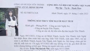 Liên tiếp nhiều nữ sinh 'mất tích' không rõ nguyên nhân
