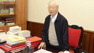 Phòng làm việc giản dị của Tổng Bí thư Nguyễn Phú Trọng