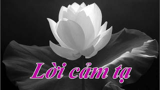 LỜI CẢM TẠ