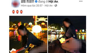 Nữ du khách nước ngoài khoe ảnh phản cảm khi du lịch ở Hội An