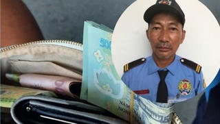 Bảo vệ bệnh viện trả lại 50 triệu đồng nhặt được