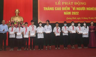 Quảng Bình phát động tháng cao điểm 'Vì người nghèo'