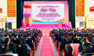 Khai mạc Hội thi Giảng viên lý luận chính trị giỏi khu vực I năm 2022