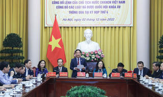 Công bố Lệnh của Chủ tịch nước về 6 Luật mới được Quốc hội thông qua