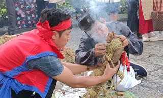 Trải nghiệm tục kéo dây lấy lửa độc đáo tại Bảo tàng Dân tộc học