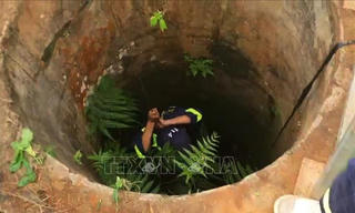 Cứu người đàn ông bị rớt xuống giếng sâu 4 ngày