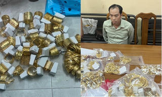 Công an 2 tỉnh, thành 'giăng lưới' bắt kẻ trộm hơn 100 lượng vàng