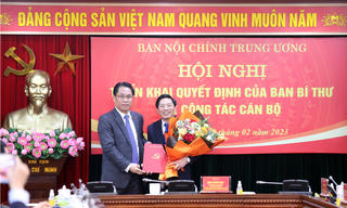 Ban Nội chính Trung ương triển khai Quyết định của Ban Bí thư về công tác cán bộ