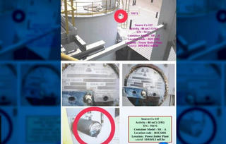 Thái Lan truy tìm ống chứa phóng xạ nguy hiểm