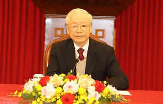 Tổng Bí thư Nguyễn Phú Trọng điện đàm với Tổng thống Hoa Kỳ Joe Biden