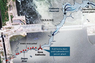 Thảm họa vỡ đập Kakhovka và cục diện xung đột Nga-Ukraine