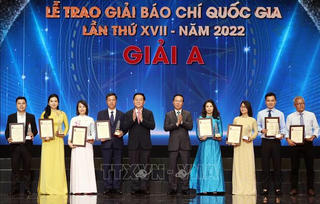 Long trọng Lễ trao Giải Báo chí quốc gia lần thứ XVII – năm 2022 