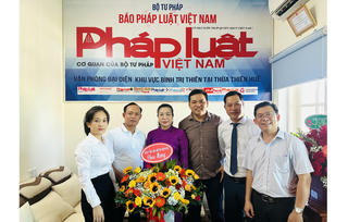 Cảm ơn cơ quan, đơn vị đến chúc mừng các Văn phòng Báo Pháp luật Việt Nam dịp 21/6