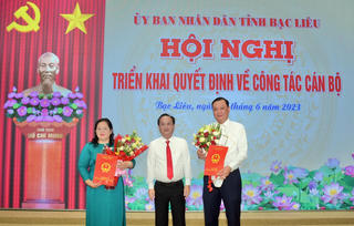 Bổ nhiệm 2 Giám đốc Sở ở Bạc Liêu