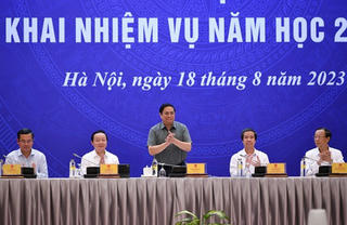 Thủ tướng Phạm Minh Chính dự hội nghị triển khai năm học mới 2023-2024