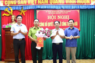 Hà Giang bổ nhiệm Chi cục trưởng Chi cục kiểm Lâm tỉnh 