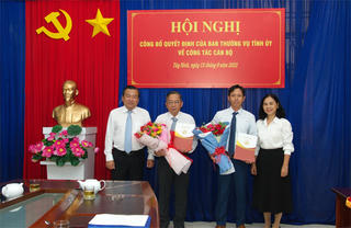 Báo Tây Ninh bổ nhiệm 2 Phó Tổng Biên tập mới