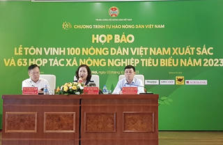 Công bố Danh hiệu 100 Nông dân Việt Nam xuất sắc năm 2023