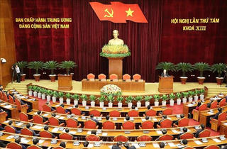 Thông báo Hội nghị lần thứ tám Ban Chấp hành Trung ương Đảng khóa XIII