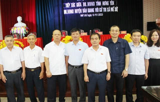Đại biểu HĐND tỉnh Hưng Yên tiếp xúc, giải đáp kiến nghị của cử tri