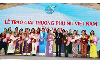 Tối nay, 27/11, trao Giải thưởng Phụ nữ Việt Nam 