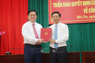 Phó Ban Tuyên giáo TƯ Trần Thanh Lâm được điều động làm Phó Bí thư Tỉnh ủy Bến Tre