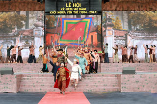 Hình ảnh ấn tượng tại Lễ hội kỷ niệm 140 năm Khởi nghĩa Yên Thế