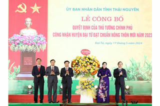 Công bố Quyết định của Thủ tướng công nhận huyện Đại Từ đạt chuẩn nông thôn mới 2023 và Lễ hội Trà Đại Từ 2024