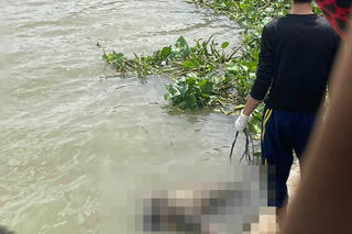 Truy tìm tung tích thi thể nam giới trên sông Hậu 