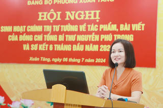 Hơn 200 đại biểu dự sinh hoạt chính trị tư tưởng về các tác phẩm của Tổng Bí thư Nguyễn Phú Trọng