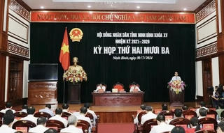 HĐND tỉnh Ninh Bình xem xét, thông qua 12 Nghị quyết 