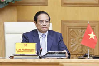 Thủ tướng Phạm Minh Chính dự hội nghị quốc tế trực tuyến 'Tiếng nói phương Nam'