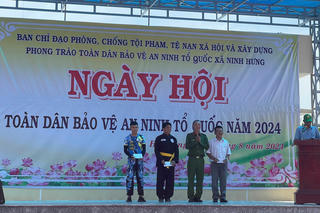 Sôi nổi Ngày hội toàn dân bảo vệ an ninh Tổ quốc tại xã Ninh Hưng (Khánh Hòa)