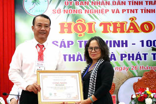 Đưa thương hiệu dừa sáp Trà Vinh vươn ra thế giới