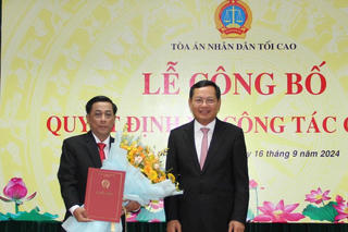 TANDTC trao quyết định bổ nhiệm Vụ trưởng Vụ Công tác phía Nam