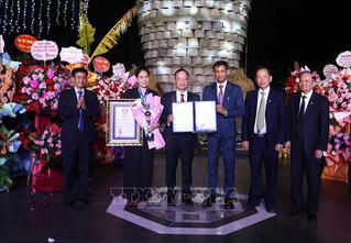 Tháp Thần nông tại Bắc Ninh được công nhận Kỷ lục thế giới