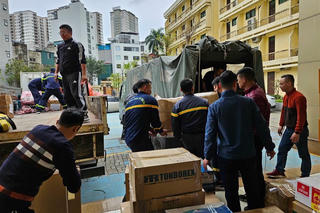 Hơn 100 cán bộ, chiến sĩ Việt Nam sang Myanmar hỗ trợ khắc phục hậu quả động đất