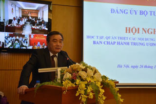 Bộ Tư pháp quán triệt Nghị quyết Trung ương 8 khóa XII 