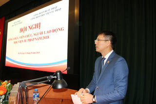 Học viện Tư pháp tổ chức Hội nghị công chức, viên chức chức và người lao động năm 2018