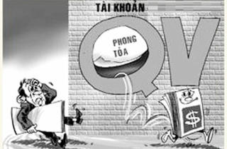 Khó phong tỏa tài khoản để đảm bảo thi hành án